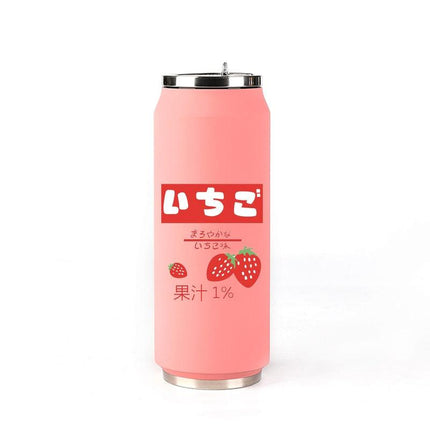 Trendy Candy-Hued Stainless Steel Tumbler with Vibrant Straw - Très Elite