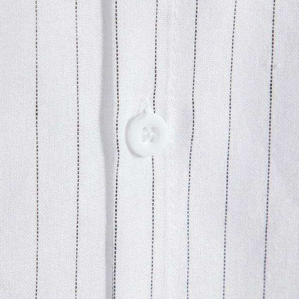 Trendy Casual Striped Short Sleeve Top for Men with Dropped Shoulder Design - Très Elite
