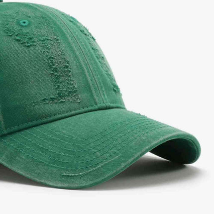 Trendy Distressed Cotton Adjustable Baseball Cap for Urban Style - Très Elite
