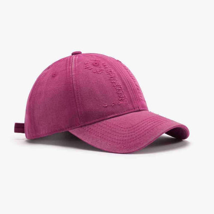 Trendy Distressed Cotton Adjustable Baseball Cap for Urban Style - Très Elite