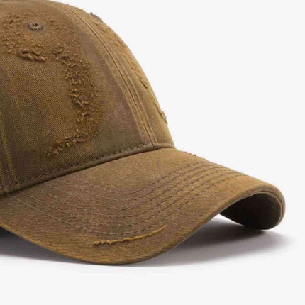 Trendy Distressed Cotton Adjustable Baseball Cap for Urban Style - Très Elite