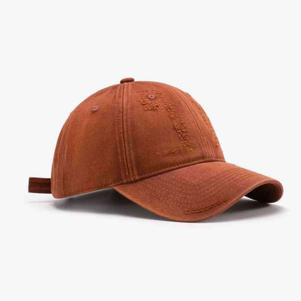 Trendy Distressed Cotton Adjustable Baseball Cap for Urban Style - Très Elite