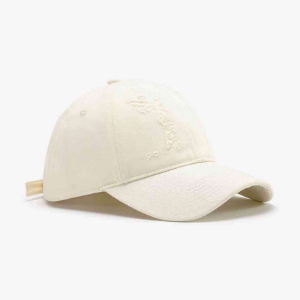 Trendy Distressed Cotton Adjustable Baseball Cap for Urban Style - Très Elite