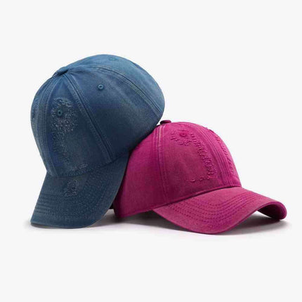 Trendy Distressed Cotton Adjustable Baseball Cap for Urban Style - Très Elite