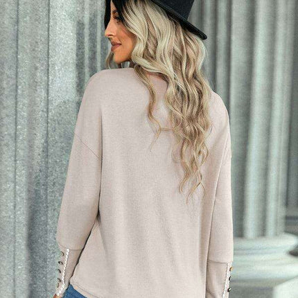 Trendy Drop Shoulder Top - Essential Casual Wear for Women