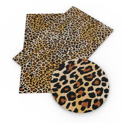 Trendy Leopard Print Synthetic Leather: Elevate Your DIY Style - Très Elite