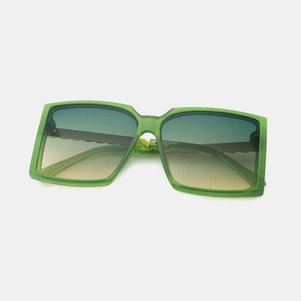 Trendy Square Sunglasses with Durable Hybrid Temples for Ultimate UV Protection - Très Elite