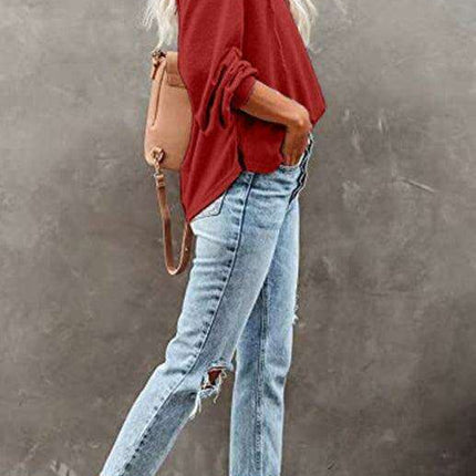 Trendy Women's Button-Up Lantern Sleeve Hoodie