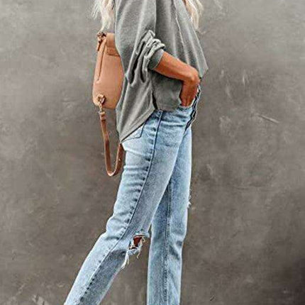 Trendy Women's Button-Up Lantern Sleeve Hoodie