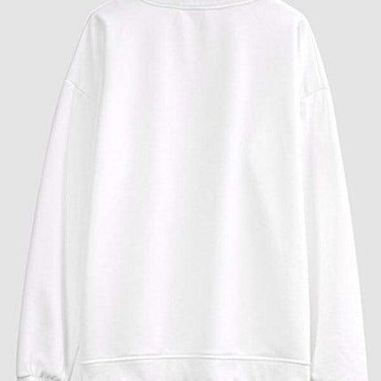 Trendy Women's Letter Print Sweatshirt - Stylish Casual Comfort - Très Elite