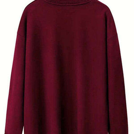 Trendy Women's Stretchy Letter Graphic Sweatshirt for Effortless Chic Style - Très Elite
