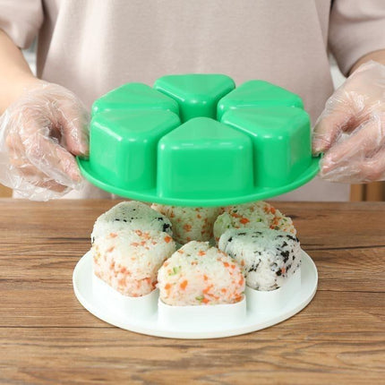 Triangular Onigiri Rice Ball Maker: Effortless Sushi Mold for Perfectly Shaped Treats - Très Elite