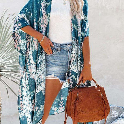 Tropical Escape Breezy Sarong - Chic Beach Cover-Up for Women