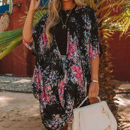 Tropical Escape Breezy Sarong - Chic Beach Cover-Up for Women