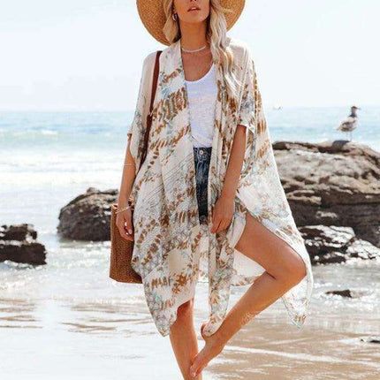 Tropical Escape Breezy Sarong - Chic Beach Cover-Up for Women
