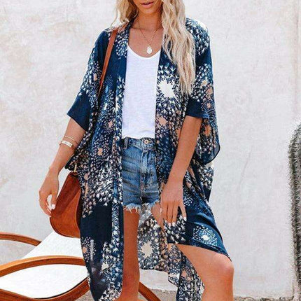 Tropical Escape Breezy Sarong - Chic Beach Cover-Up for Women