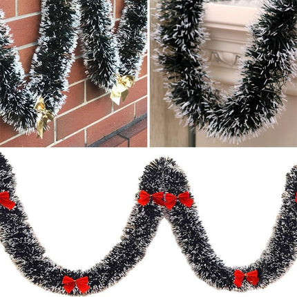 Twinkling PVC Holiday Garland - Enchanting Christmas Decoration - Très Elite