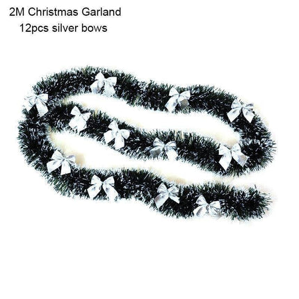 Twinkling PVC Holiday Garland - Enchanting Christmas Decoration - Très Elite
