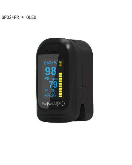 Compact Dual-Color OLED Finger Pulse Oximeter for Accurate Health Tracking