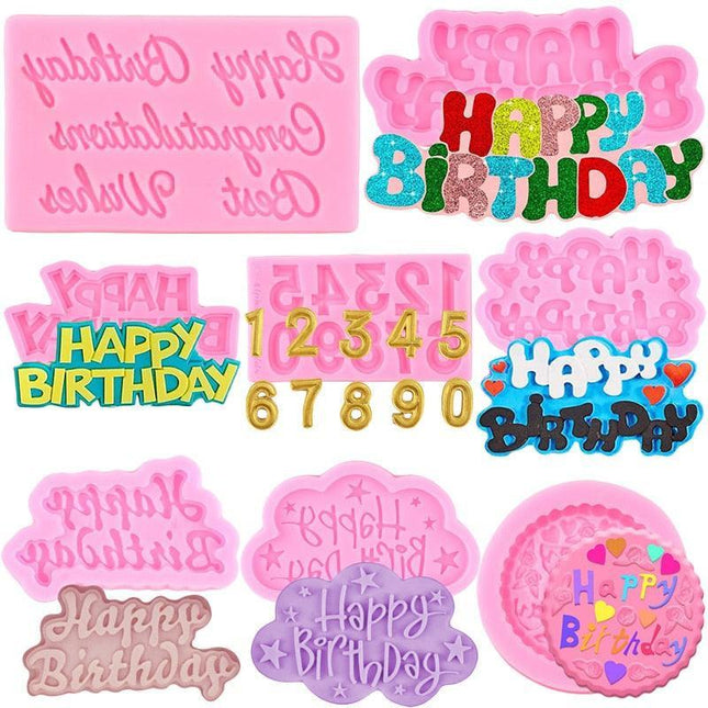 3D Silicone Baking and Chocolate Mold Kit - Creative Dessert Crafting Essentials