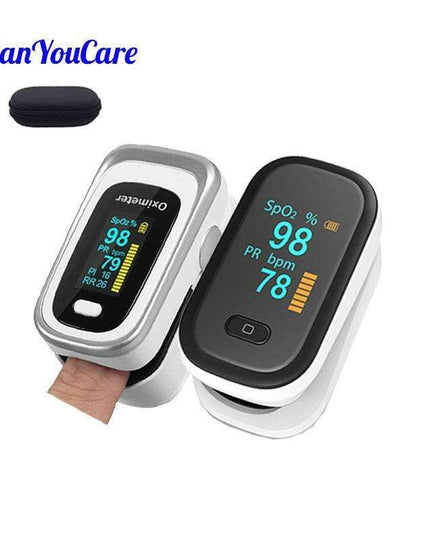 Compact Dual-Color OLED Finger Pulse Oximeter for Accurate Health Tracking