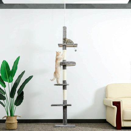 Customizable Cat Adventure Tower for Endless Entertainment and Furniture Defense