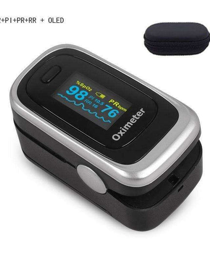 Compact Dual-Color OLED Finger Pulse Oximeter for Accurate Health Tracking