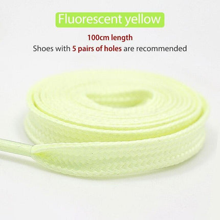 Radiant Nighttime Shoelaces - Shine Bright with Vibrant Glow