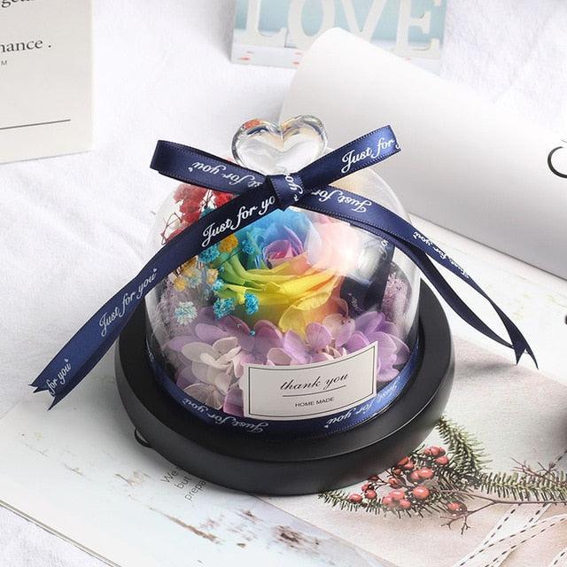Eternal Romance Rose Glass Dome: A Timeless Symbol of Love and Grace