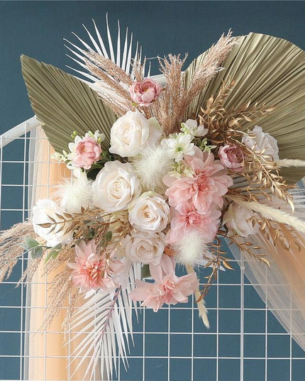 Chic Pampas Grass Wedding Backdrop Kit for Custom DIY Decorations