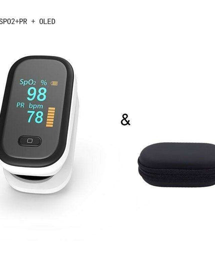 Compact Dual-Color OLED Finger Pulse Oximeter for Accurate Health Tracking