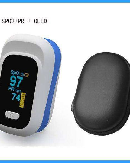 Compact Dual-Color OLED Finger Pulse Oximeter for Accurate Health Tracking