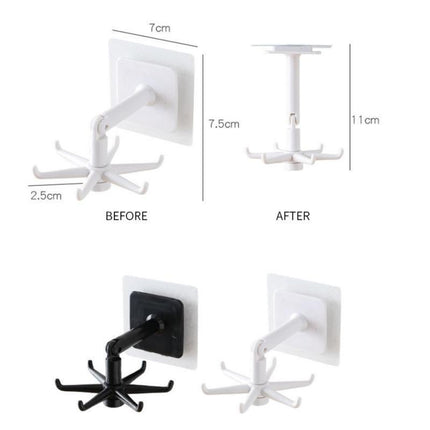 Ultimate 360-Degree Rotating Hook Storage System for Exceptional Space Management - Très Elite