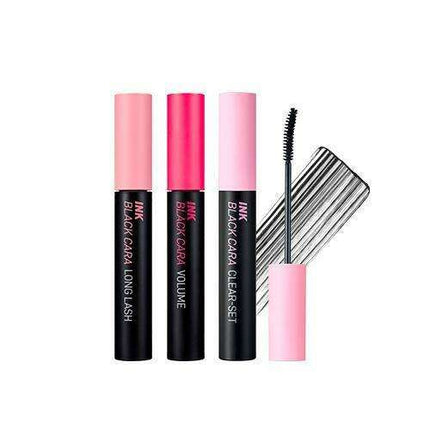 Ultimate 3D Ink Black Cara Mascara Set - Transform Your Lash Look with Tailored Styles