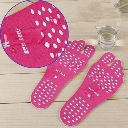 Ultimate Beach Footwear: Comfort and Stability with Adhesive Soles - Très Elite
