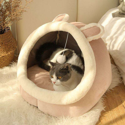 Ultimate Cat Comfort Oasis: Plush Cozy Hideaway Nest. ultimate-cat-comfort-oasis-plush-cozy-hideaway-nest Pet Supplies›Cats & Dogs›Beds & Furniture›Houses & Condos
