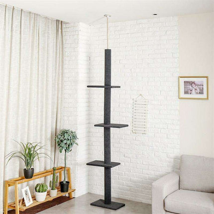 Ultimate Cat Playground Tower: Multi-Level Activity Hub with Scratching Post and Toy Set - Très Elite