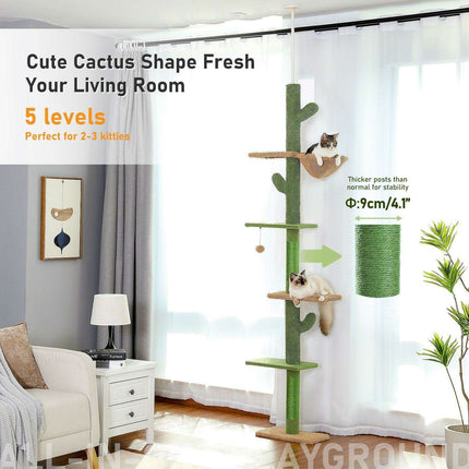Ultimate Cat Playground Tower: Multi-Level Activity Hub with Scratching Post and Toy Set - Très Elite