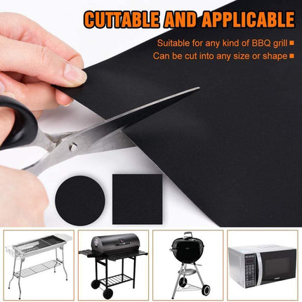 Ultimate Non-Stick Reusable BBQ Grill Mat for Healthier Outdoor Cooking - Très Elite