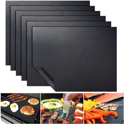 Ultimate Non-Stick Reusable BBQ Grill Mat for Healthier Outdoor Cooking - Très Elite