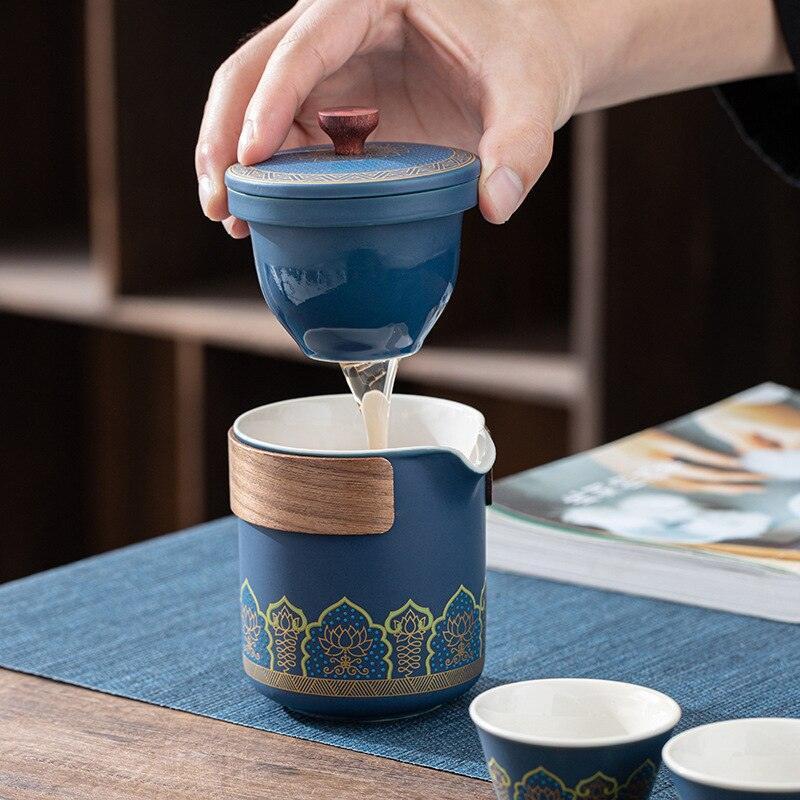 Ultimate On-the-Go Kung Fu Tea Experience Set for Aficionados - Très Elite