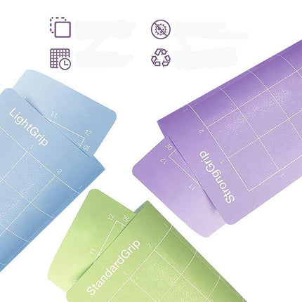 Ultimate Precision Cutting Mat Set for Cricut & Silhouette Machines - Très Elite