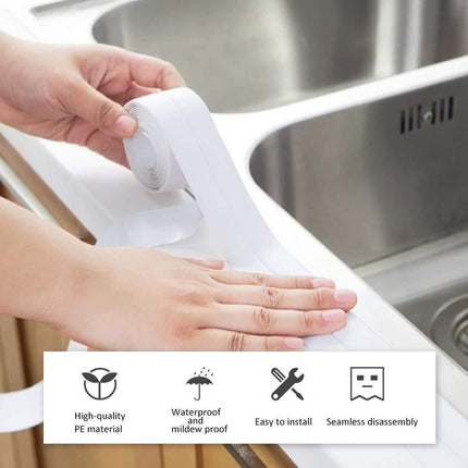 Ultimate Waterproof Sealing Tape for Effortless Home Improvement in Kitchens and Bathrooms - Très Elite
