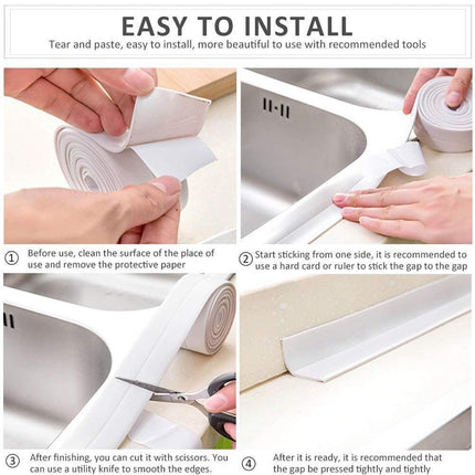 Ultimate Waterproof Sealing Tape for Effortless Home Improvement in Kitchens and Bathrooms - Très Elite