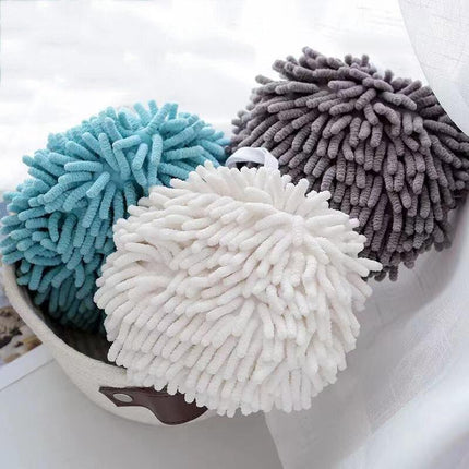 Ultra-Absorbent Quick-Dry Microfiber Hand Towel Set with Lanyard Hook - Très Elite