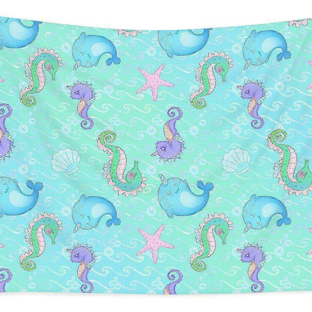 Underwater Serenity Wall Art Tapestry - Elevate Your Home with Oceanic Beauty