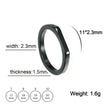 7 / 2.3mm Black