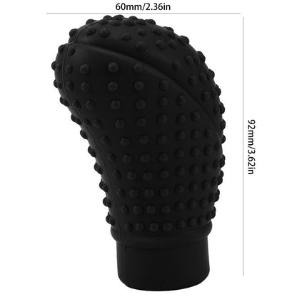 Universal Silicone Gear Shift Knob Protector - Non-Slip Cover Sleeve..
