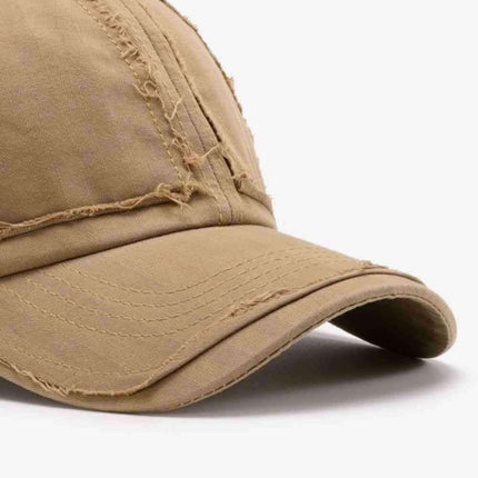 Urban Distressed Adjustable Cotton Cap - Très Elite
