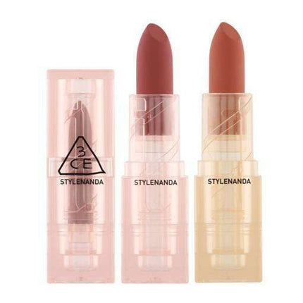 Velvet Luxe Lip Essentials: 3CE Soft Matte Lipstick Set - 6 Stunning Shades for Every Occasion - Très Elite